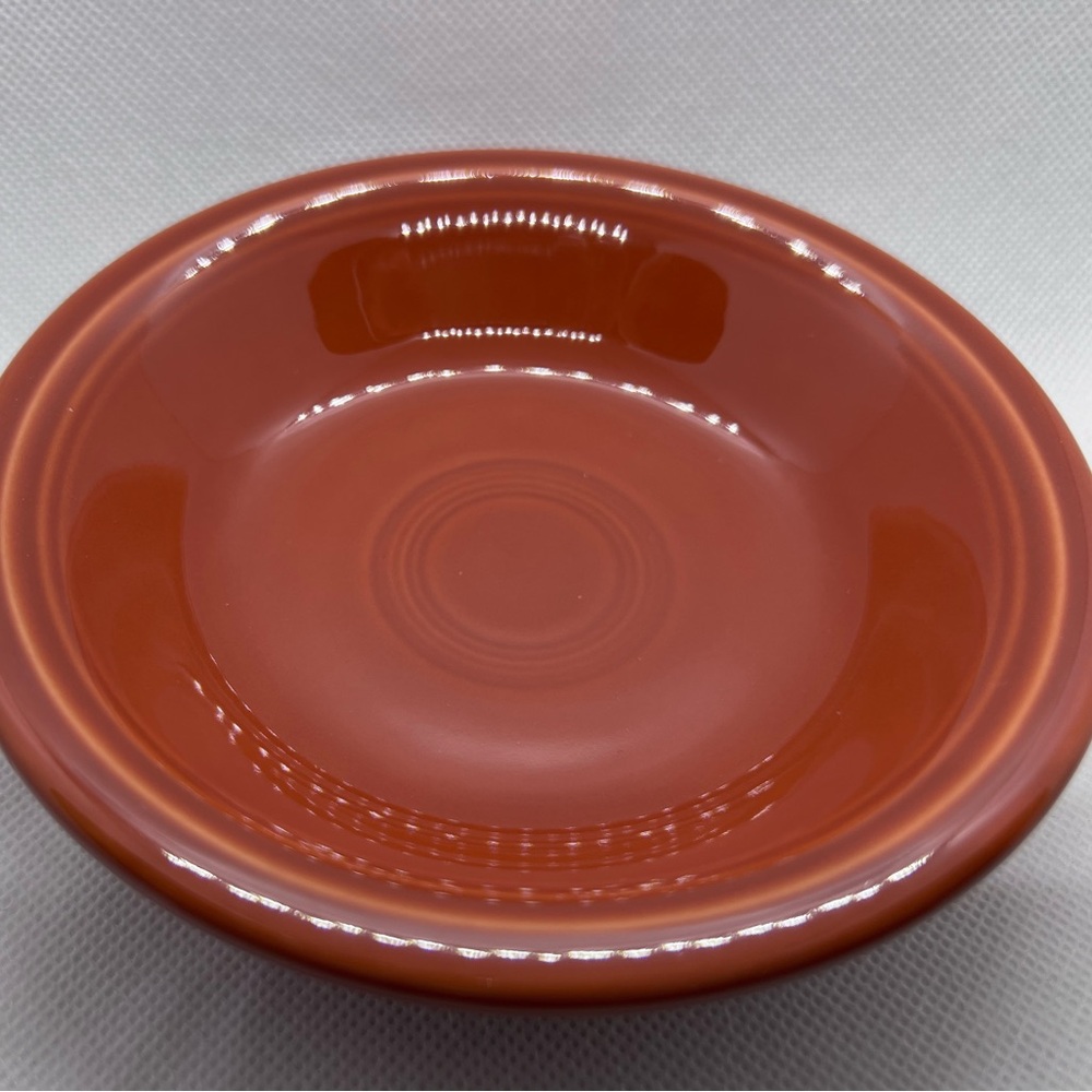 Fiestaware 6 oz fruit bowl. Post 86 retired color Paprika like new